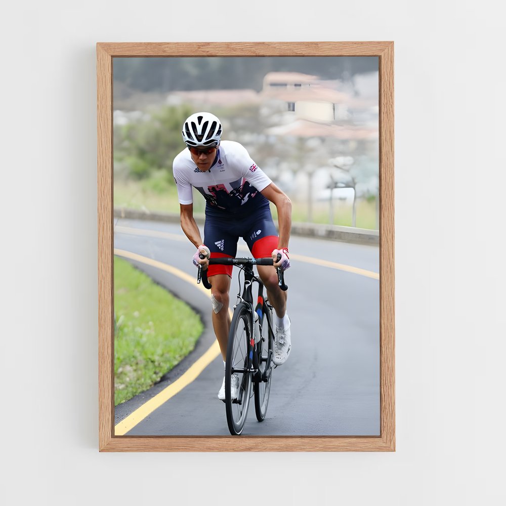 Poster La Route du Maillot jaune – affiche Cyclisme (vue 4)